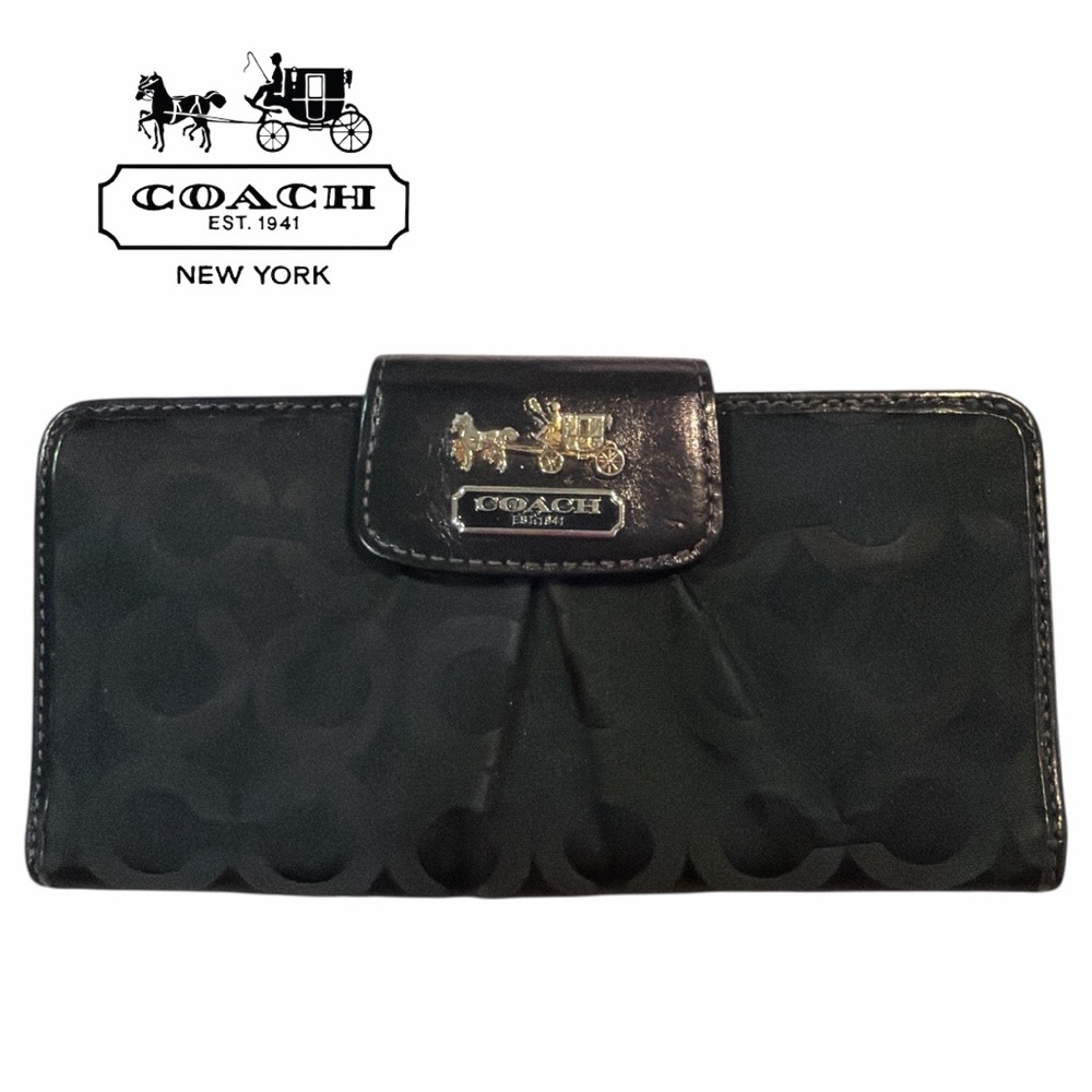 Coach Madison Slim Op Art‎ Wallet